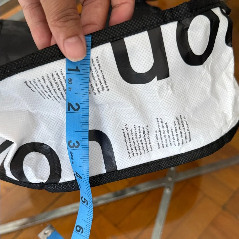 lululemon athletica Black and Yellow Tote